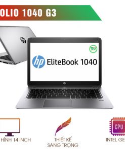 Laptop Cũ HP ELITEBOOK FOLIO 1040 G3 ULTRABOOK I5 6300U | RAM 8GB | SSD 256GB | 14 INCHES FHD | CARD ON