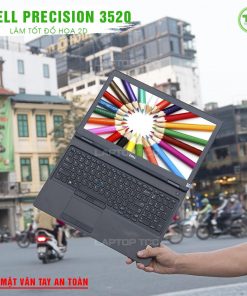 Laptop cũ Dell Precision 3520  Core i7- 7700HQ| RAM 8GB| SSD 256GB| 15.6 inch FHD| Nvidia Quadro M620