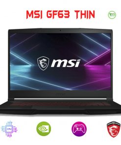 Laptop MSI GF63 Core i5*11400H, Ram 8GB , SSD 512GB, 15.6 FHD, GTX 1650