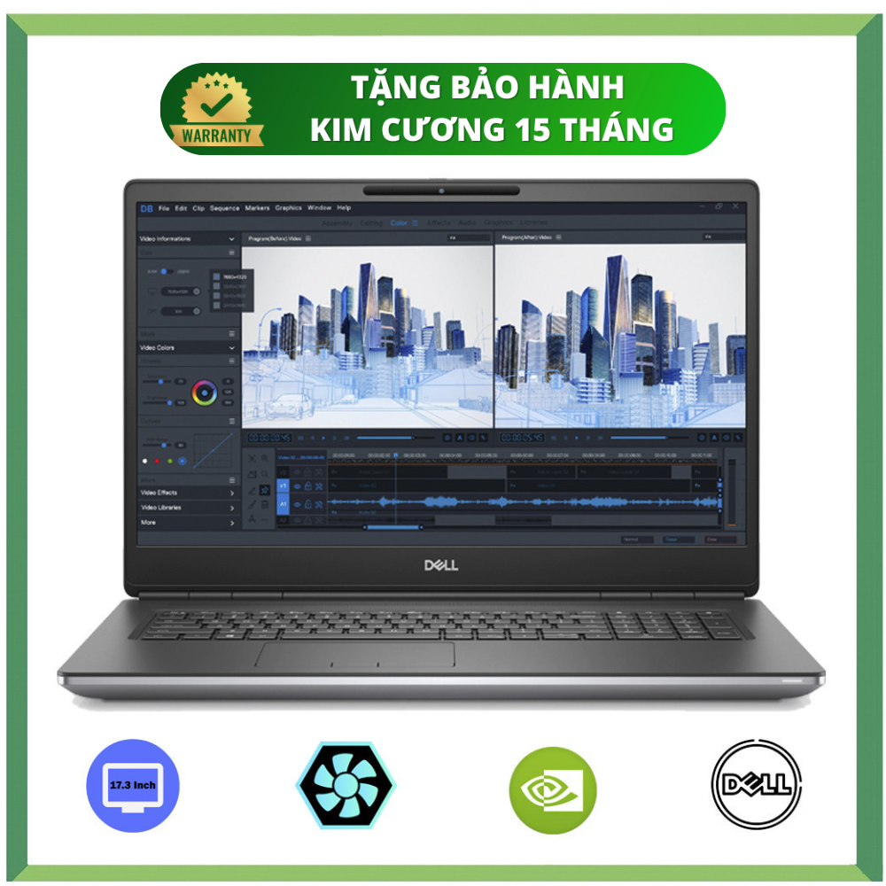 Dell Precision 7760 (2021) i9-11950H, RAM 32GB, SSD 512GB, 17.3 FHD, A4000 Dell Precision 7760 (2021) i9-11950H, RAM 32GB, SSD 512GB, 17.3 FHD, A4000