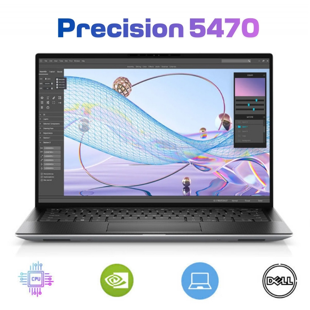 Dell Precision 5470 Core i7-12700H, RAM 32GB, SSD 512B, RTX A1000 4GB, FHD Dell Precision 5470 Core i7-12700H, RAM 32GB, SSD 512B, RTX A1000 4GB, FHD