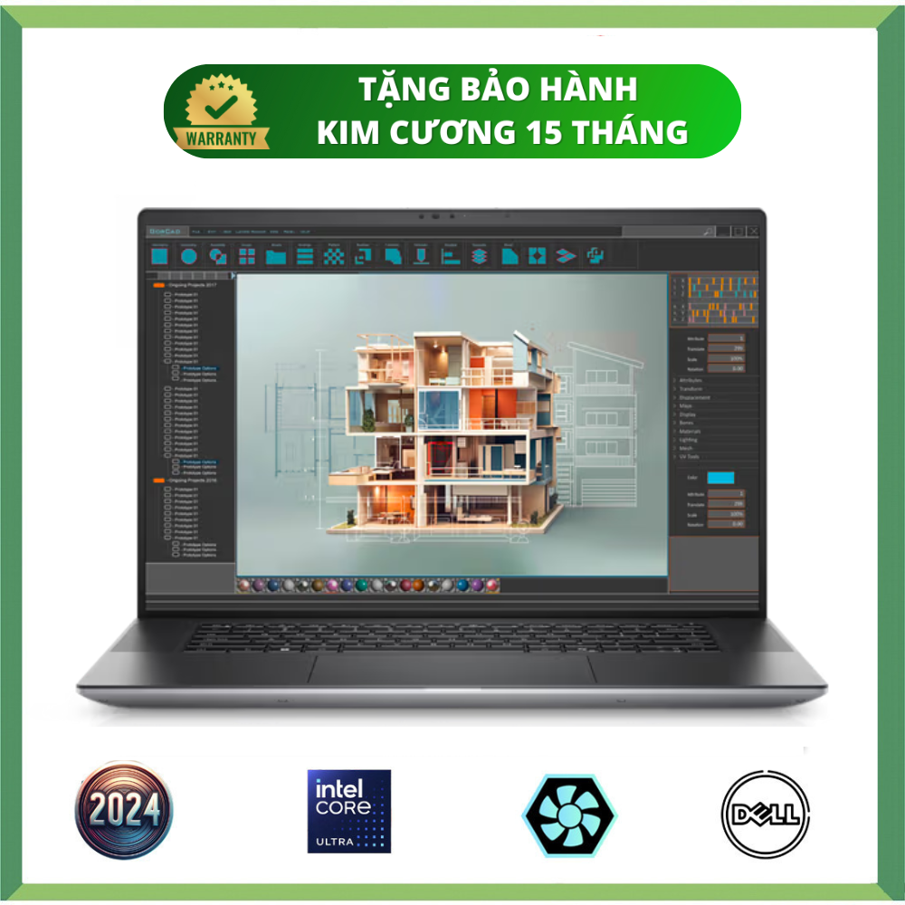 Dell Precision 5690 Core Ultra 7 165H, RAM 64GB, SSD 1TB, RTX 1000 Ada, 4K Dell Precision 5690 Core Ultra 7 165H, RAM 64GB, SSD 1TB, RTX 1000 Ada, 4K