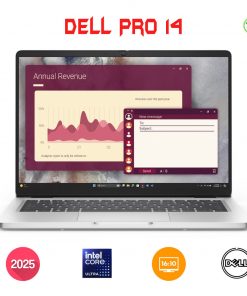 [New 100%] Dell Pro 14 PC14250 2025 Platinum Silver (Ultra 5 235U, RAM 16GB, SSD 512GB, 14