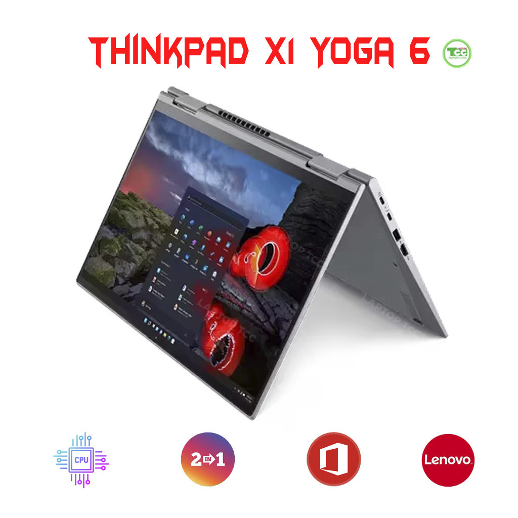 ThinkPad X1 Yoga Gen 6 2-in-1 (2021) Core™ i7-1185G7, RAM 16GB, SSD 256GB, 4K Touch ThinkPad X1 Yoga Gen 6 2-in-1 (2021) Core™ i7-1185G7, RAM 16GB, SSD 256GB, 4K Touch