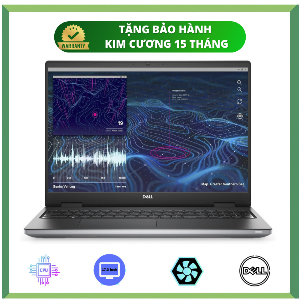 Laptop Dell Precision 7780 (2023) Core i9-13950HX, Ram 32GB, SSD 512GB, 17 Laptop Dell Precision 7780 (2023) Core i9-13950HX, Ram 32GB, SSD 512GB, 17