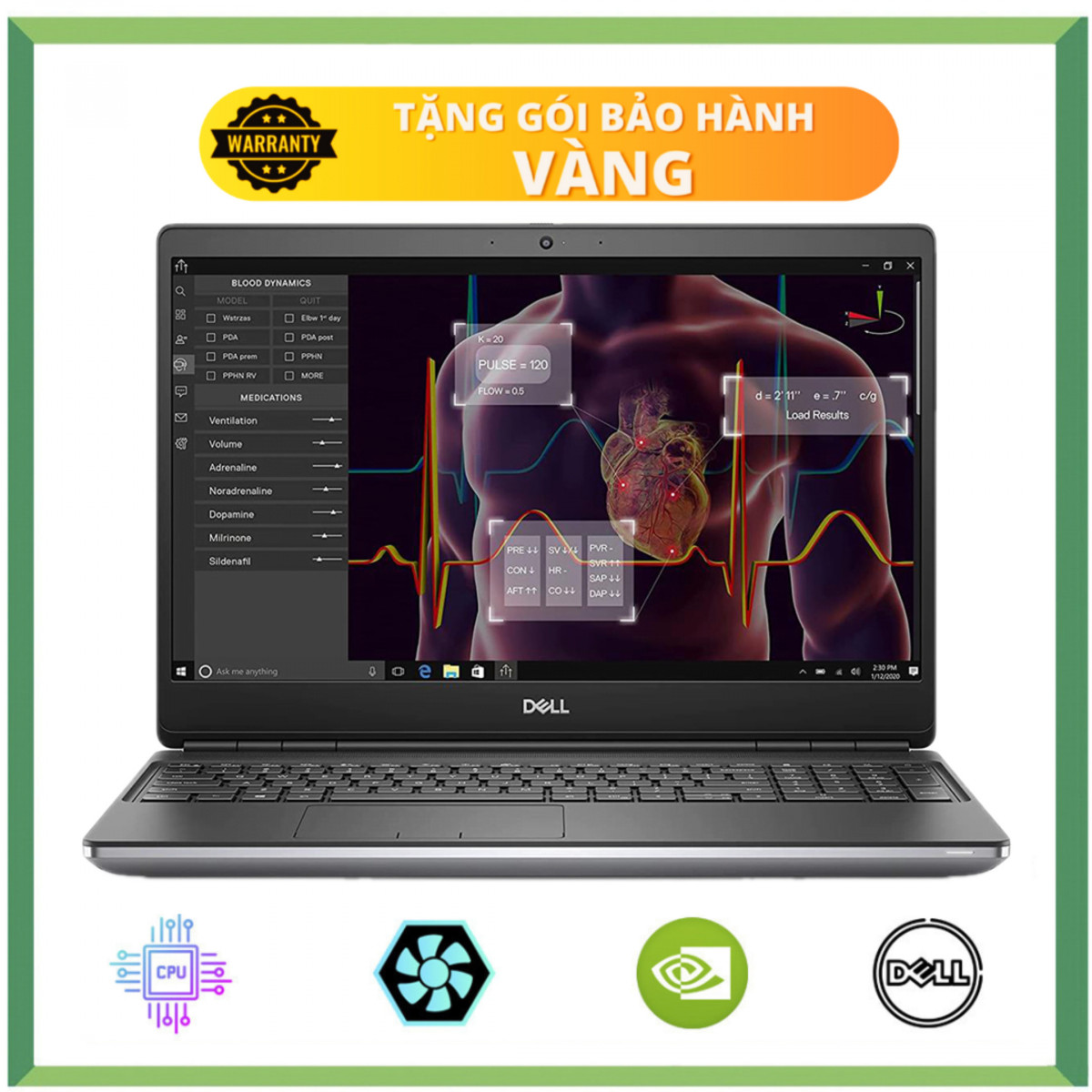 Dell Precision 7550 Mobile Workstation | Core™ i7-10850H | RAM 16GB | SSD 512GB | RTX 4000 | 4K Dell Precision 7550 Mobile Workstation | Core™ i7-10850H | RAM 16GB | SSD 512GB | RTX 4000 | 4K